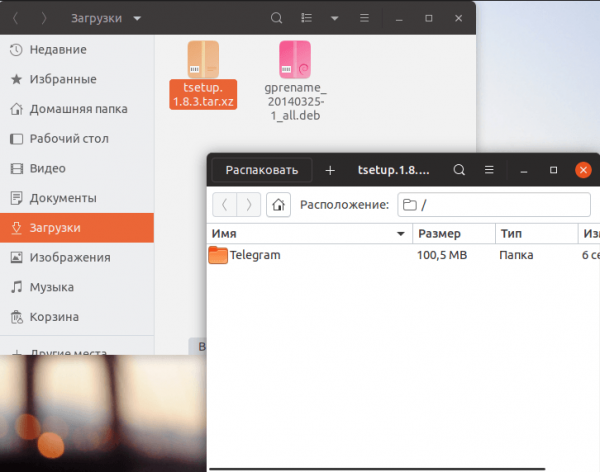 Устанавливаем Telegram в Linux