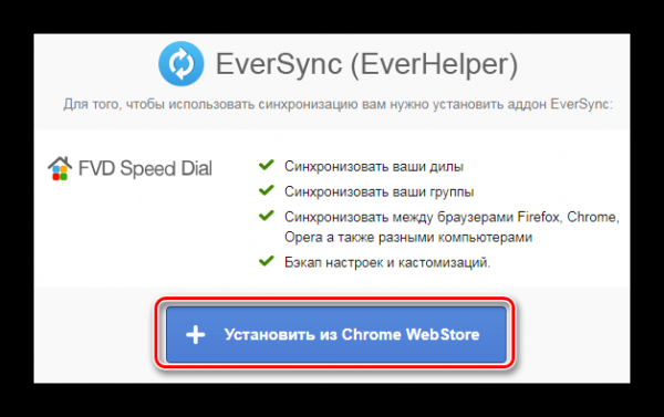 Speed Dial для браузера Google Chrome